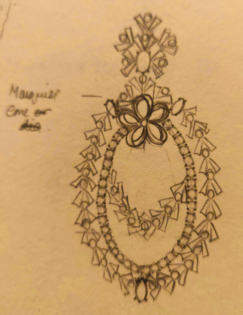 Neha Necklace to Earrings
