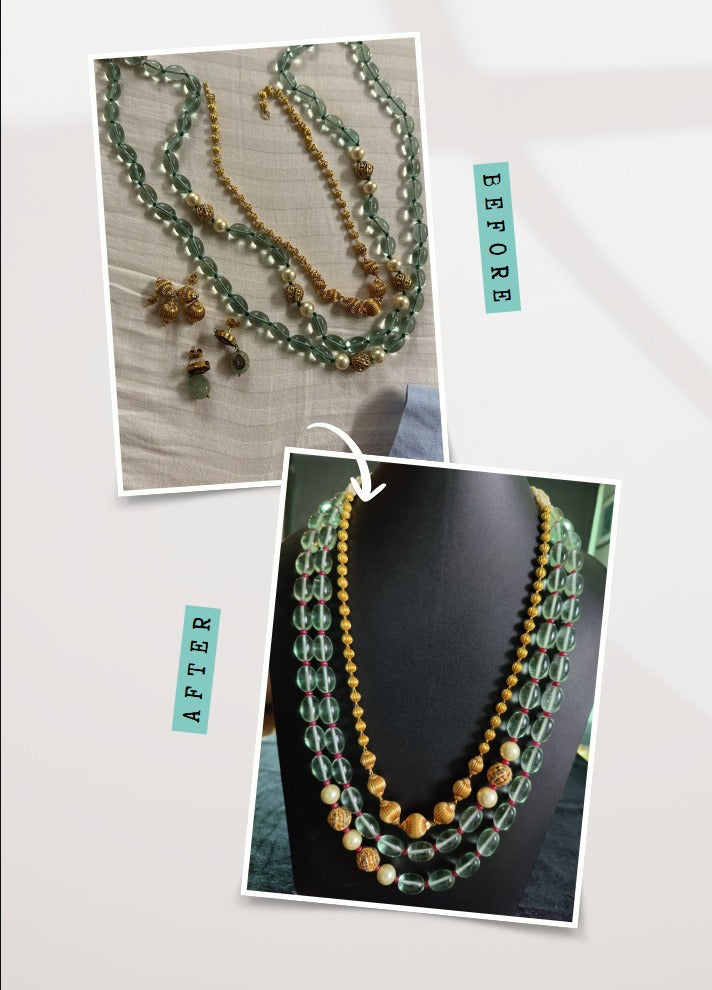 Necklace to necklace