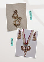 Load image into Gallery viewer, Chandbali to ranihaar
